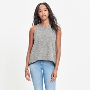 Madewell black and grey tank